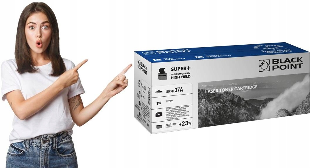 Toner Hp 37A czarny Blackpoint (13.500)