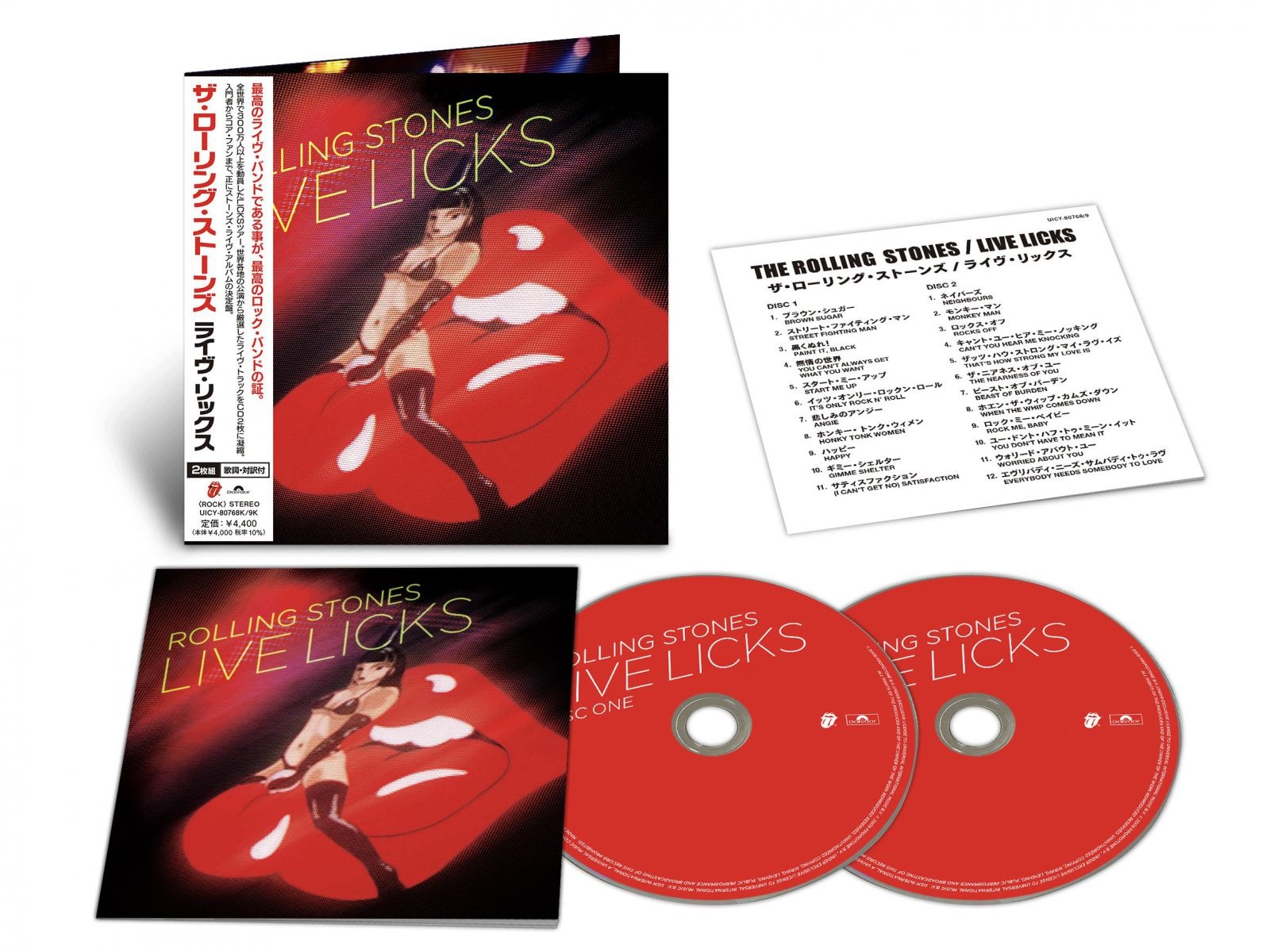 The Rolling Stones Live Licks 2CD (Japońska Edycja Shm-cd)