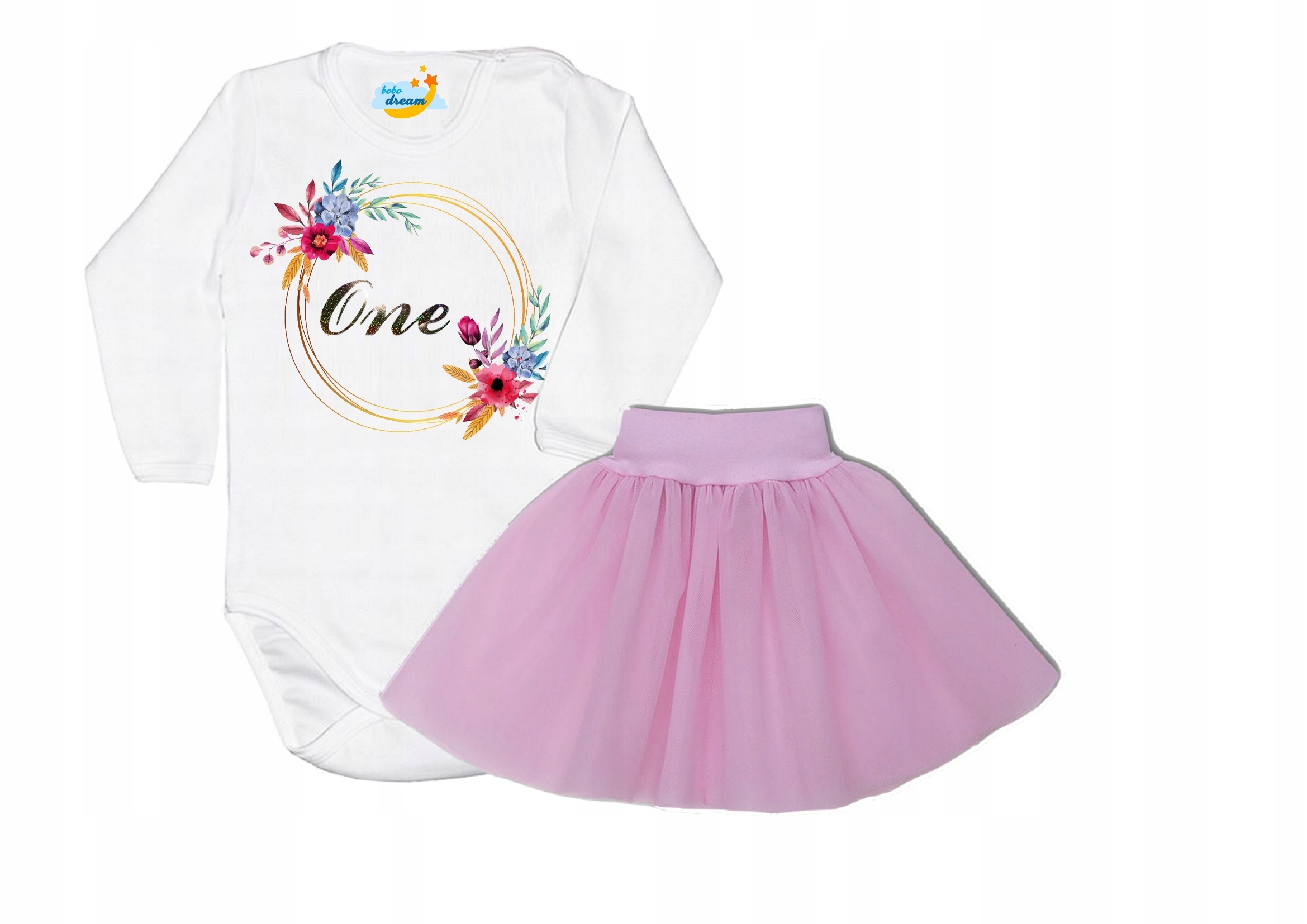 Zestaw body spódniczka Urodziny Mam Roczek 92