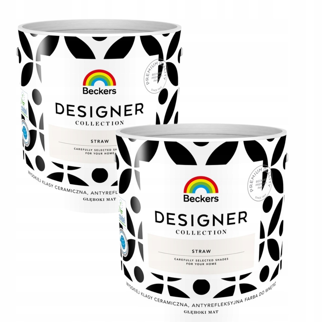 Set 5L Barva Beckers Designer Collection 2x2,5L Straw