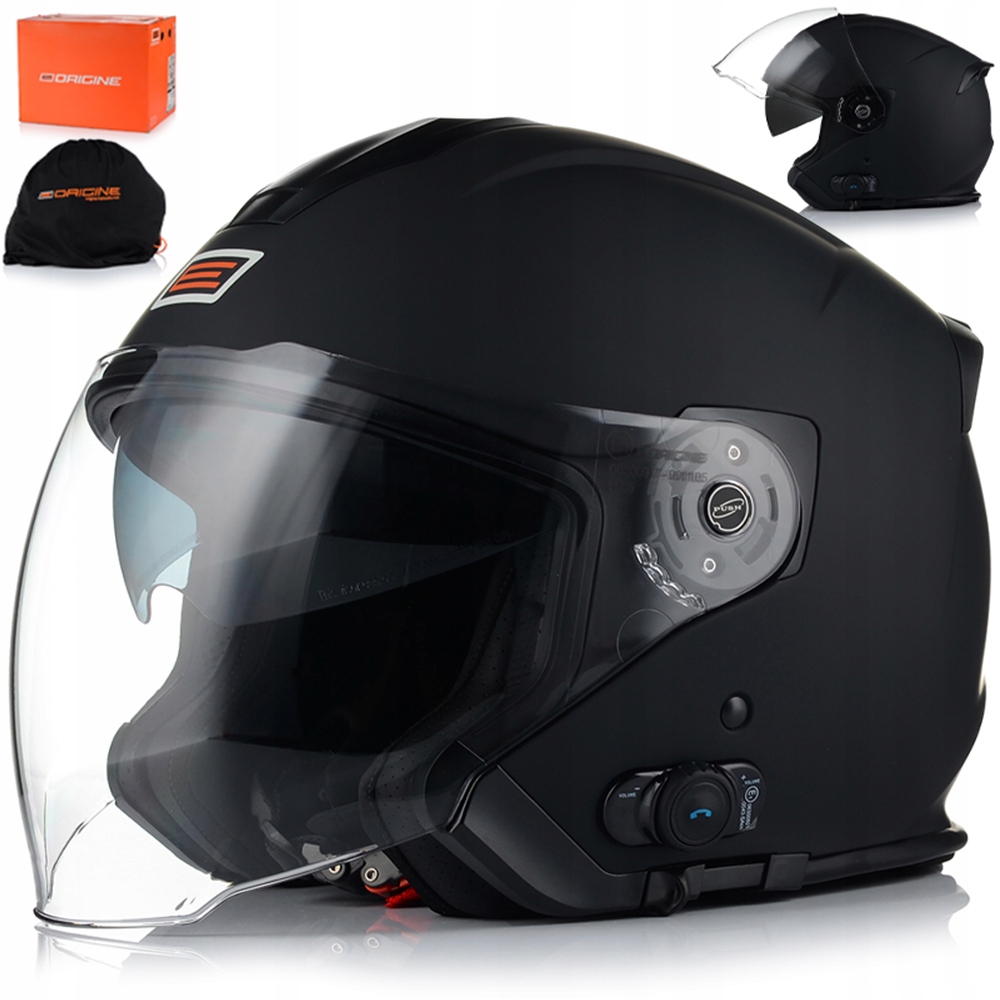 Motocyklová Prilba Origine Palio Bt Otvorená, Vstavaná, Bluetooth Interkom