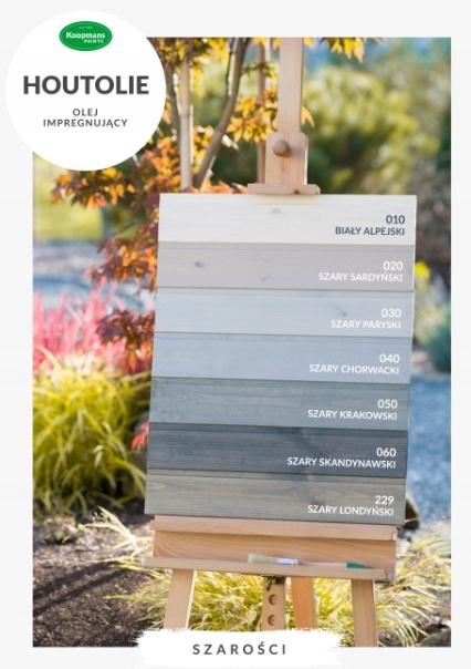 Olej Do Drewna HOUTOLIE KOOPMANS 2,5l szary biały Wielkość opakowania (l) Do 5 l