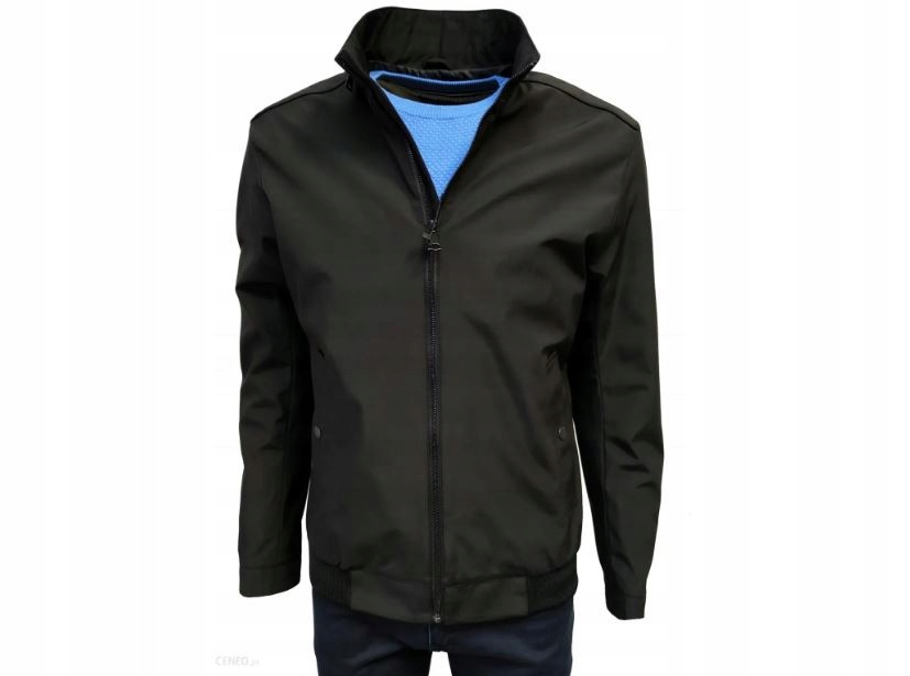 Zara Pánská Přechodná Bunda Černá Hladká M Nmm