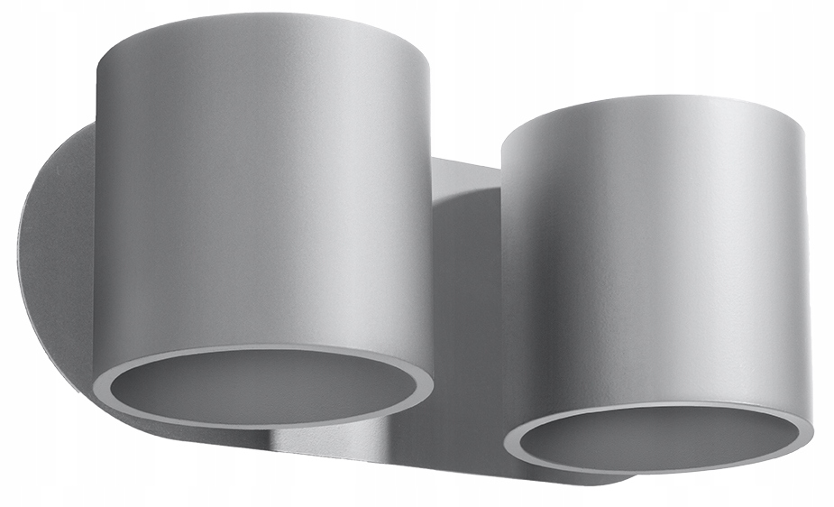 

Kinkiet Gaja 2 Szara Lampa Ściana Led Oprawa Loft