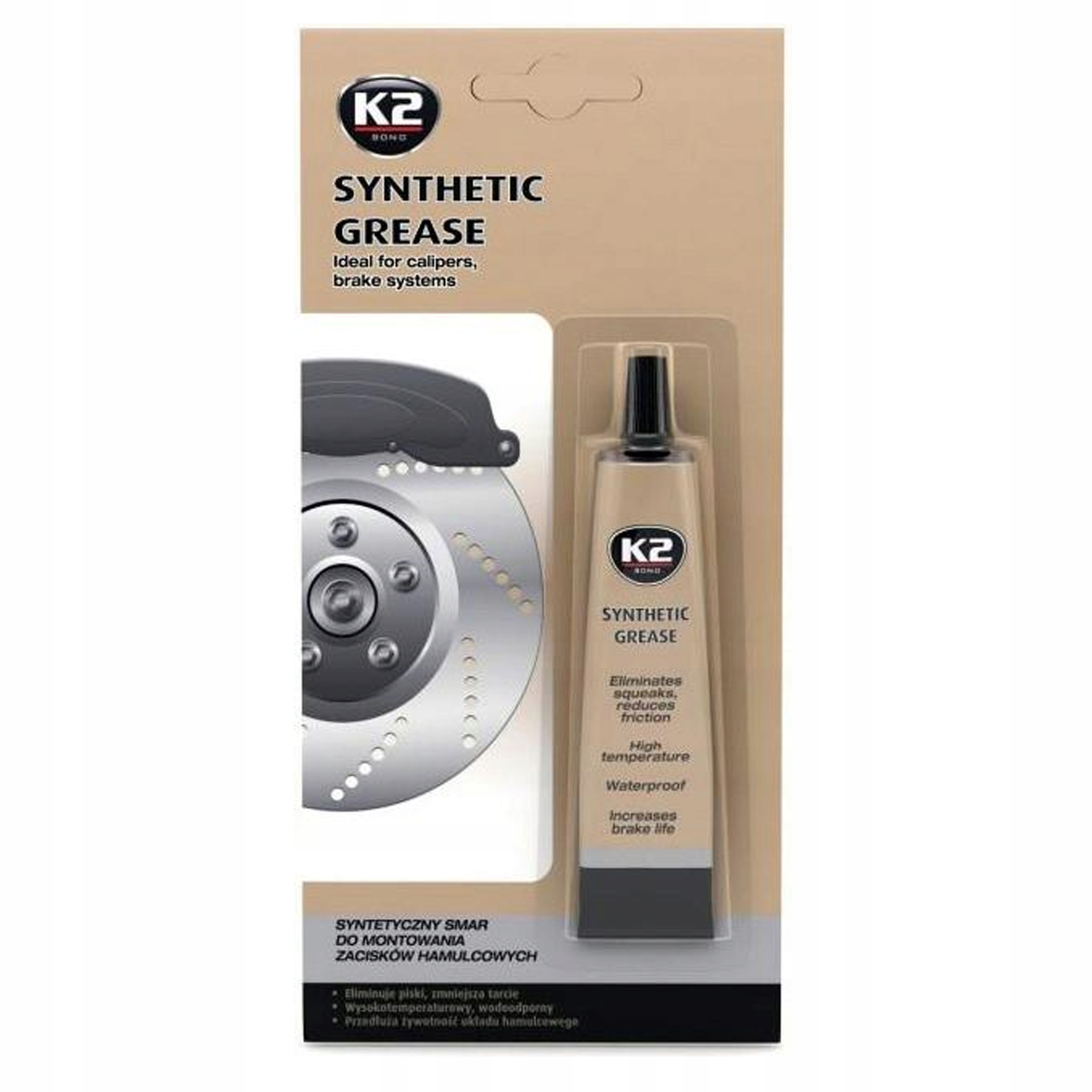 K2 Synthetic Smar Syntetyczny Do Tłoczków Hamulcowych 18ml B405