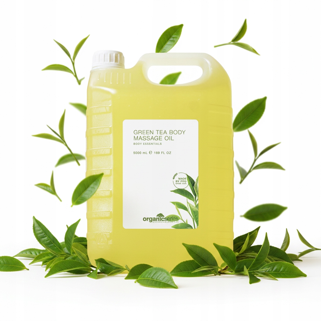 Organic Olej Oliwka do masażu ciała Zielona Herbata /bez Parafiny/