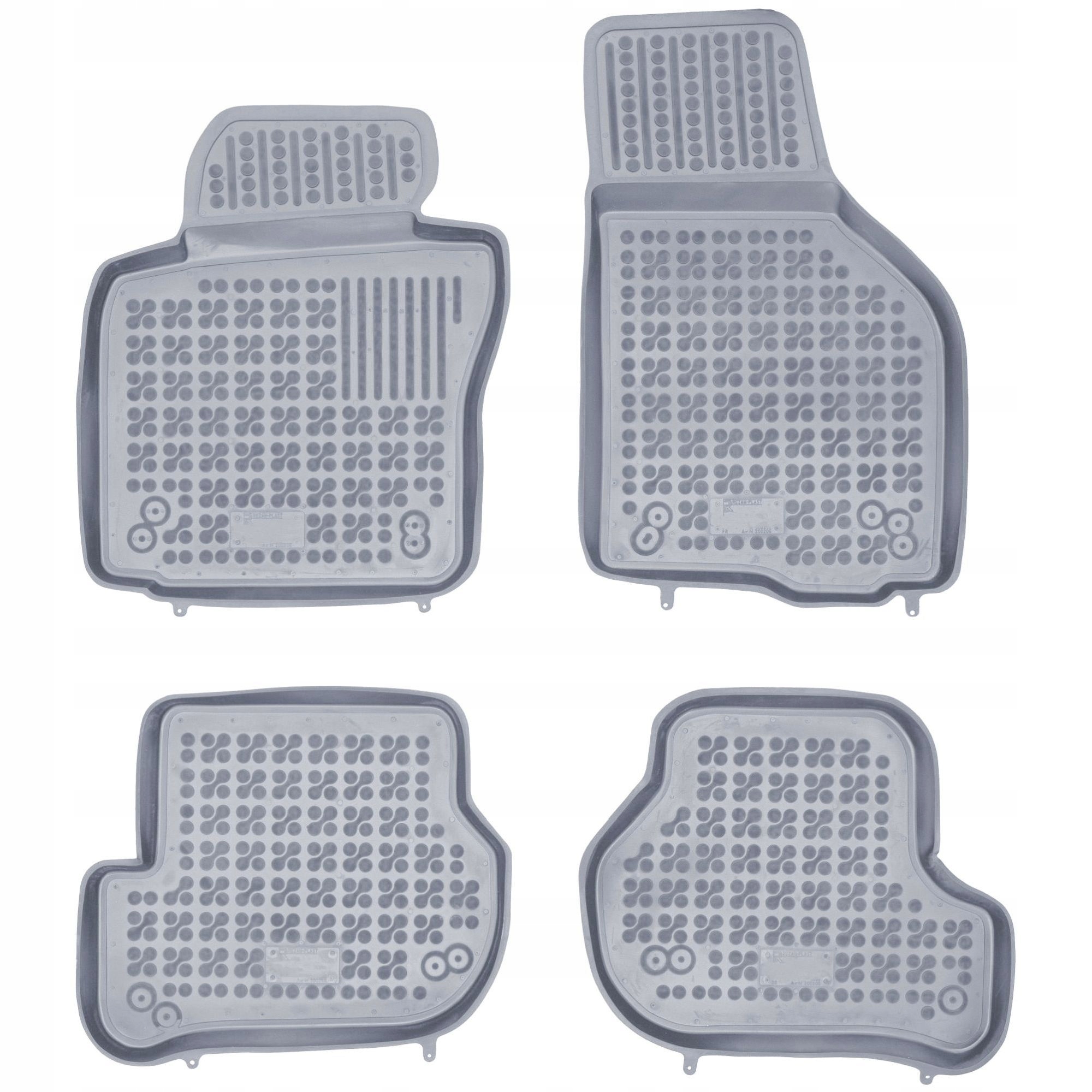 Šedé gumové rohože Volkswagen Golf V 2003-2007