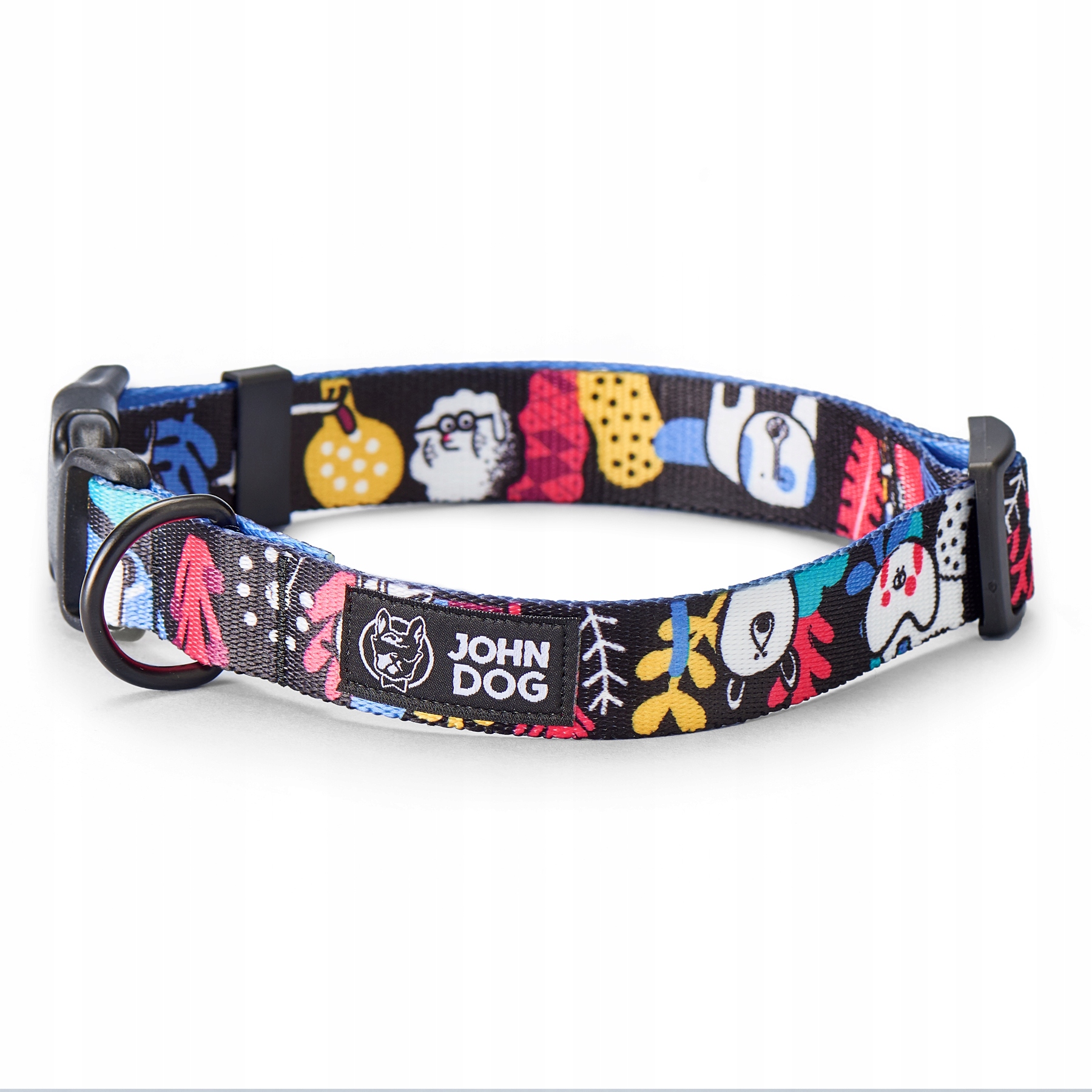 

Obroża dla psa John Dog Barcelona blue Xs 20-36cm