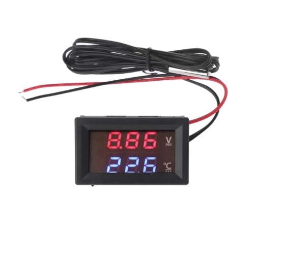

Moduł Termometr I Woltomierz 4-28 V, 40 120 St