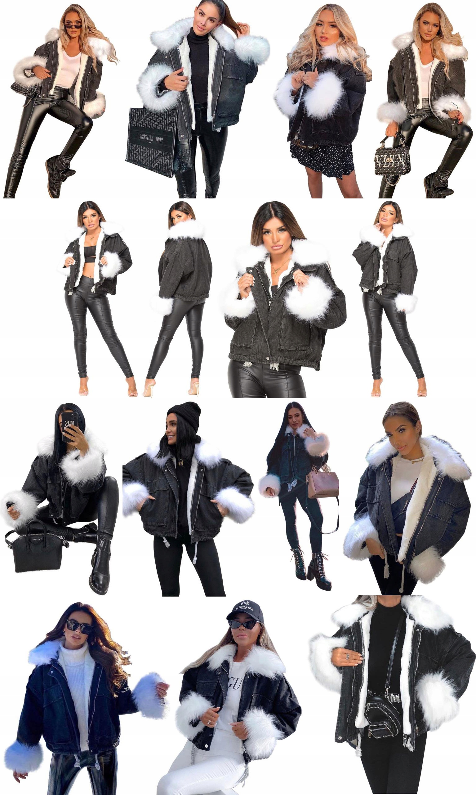 

Kurtka Jeansowa Z Futerkiem Katana Futerko Miś S