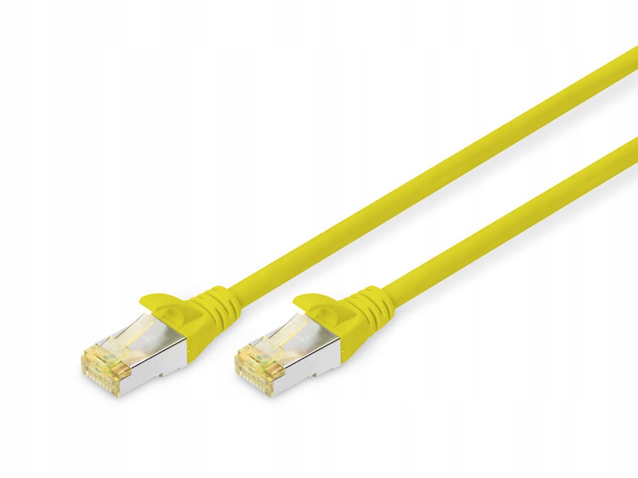 Patch cord S-ftp kat. 6A Awg 26/7 Lsoh 1,0m żółty Digitus DK-1644-A-010/Y