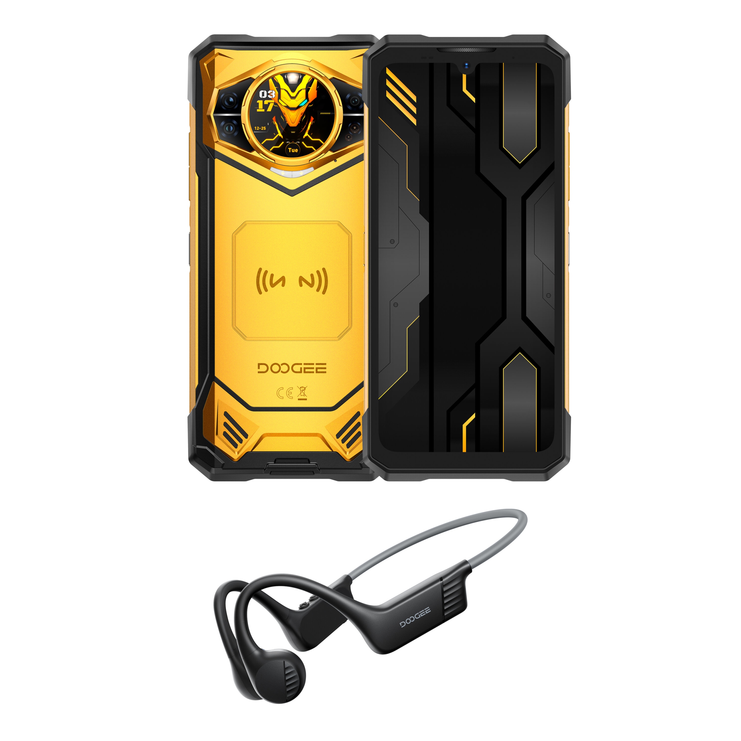 Smartphone Doogee S200X Vip 5G 12+36 Gb 512 Gb Žlutý Golden Guardian