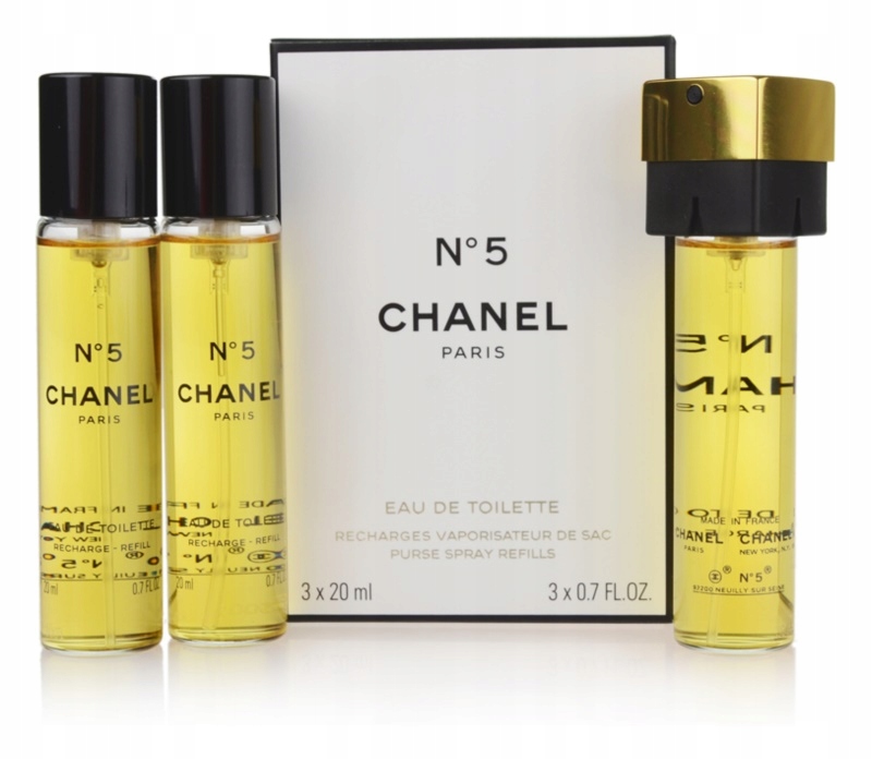 Chanel No.5 toaletní voda náplně pro ženy 3 x 20 m