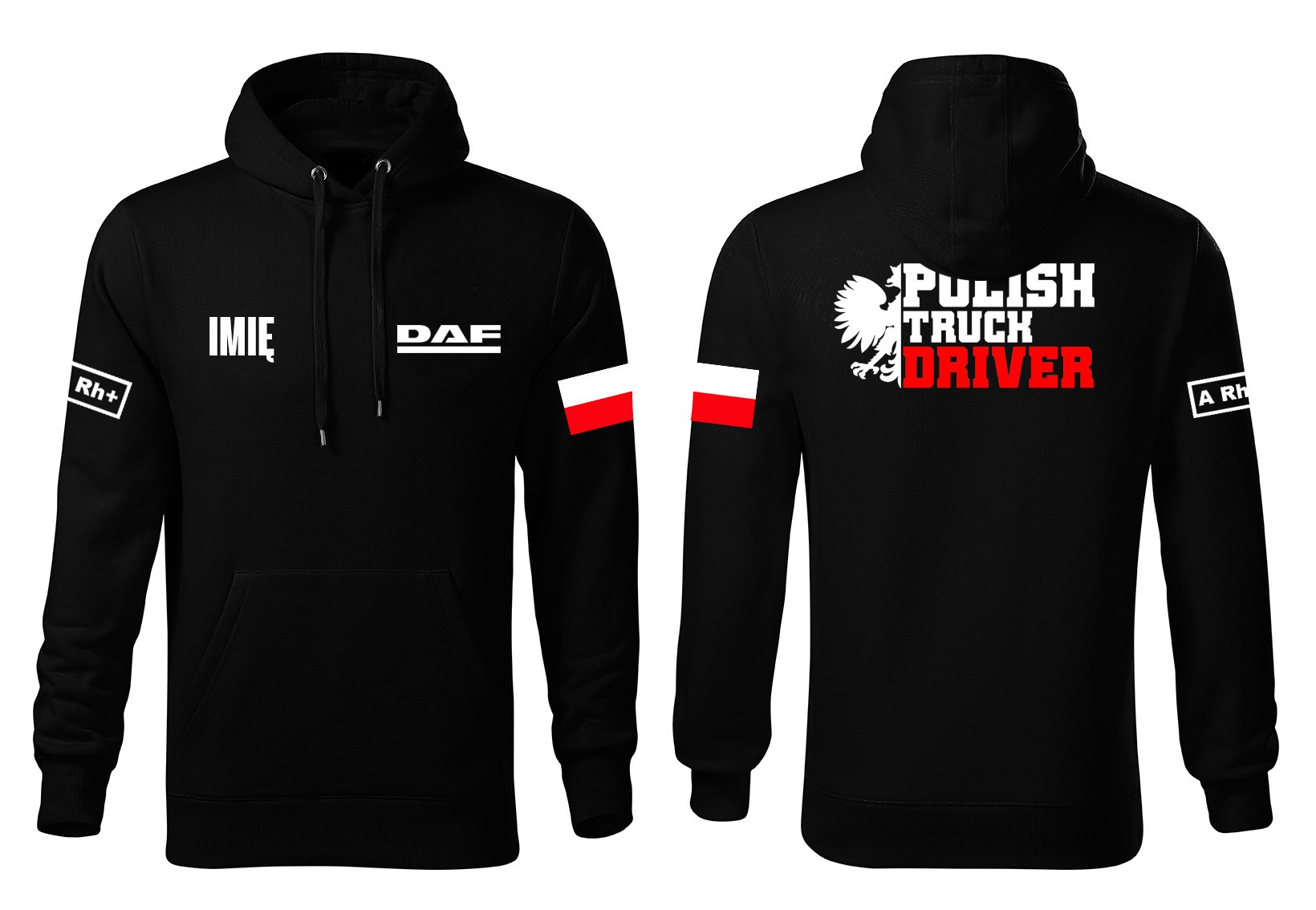 

Bluza Polish Truck Driver Daf Imię Grupa Krwi