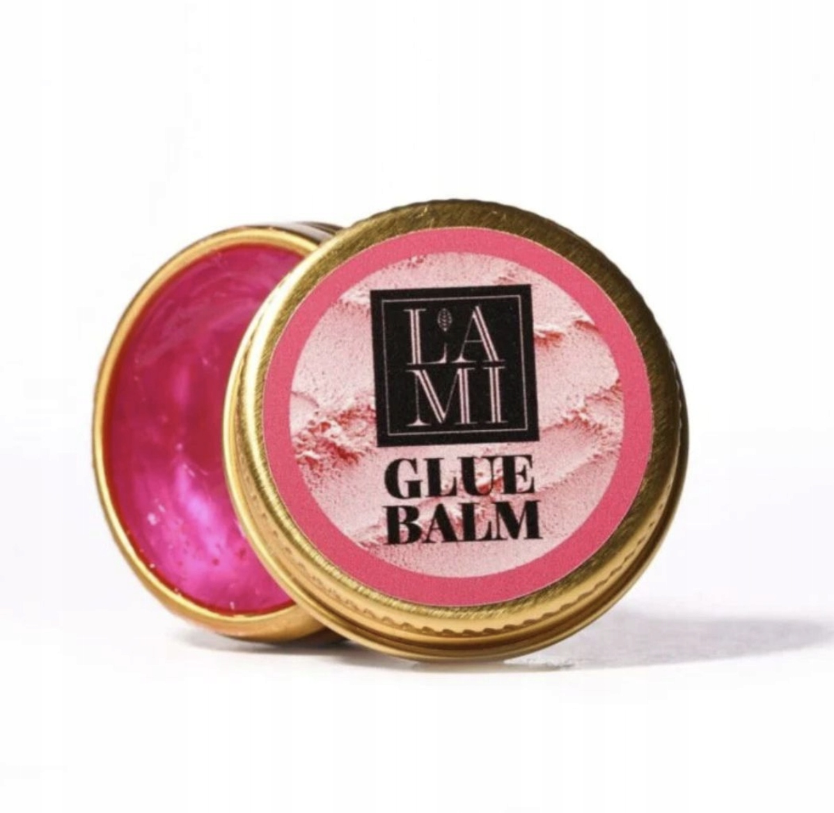 Lami Lashes Powerful Balm glue lepidlo bez lepidla 10g Peach silné