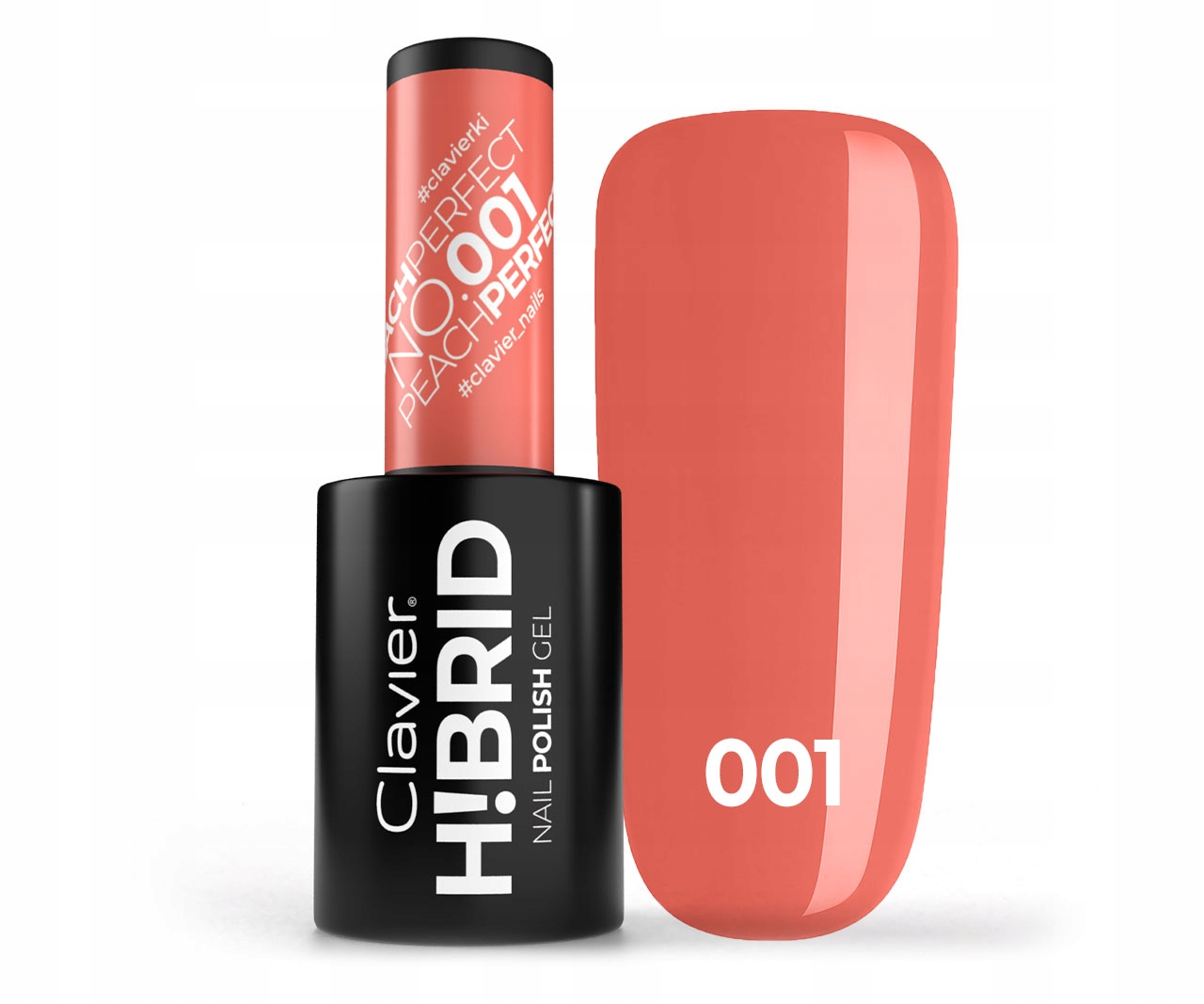 

Lakier Hybrydowy Uv Clavier H!ibrid 5 ML 001