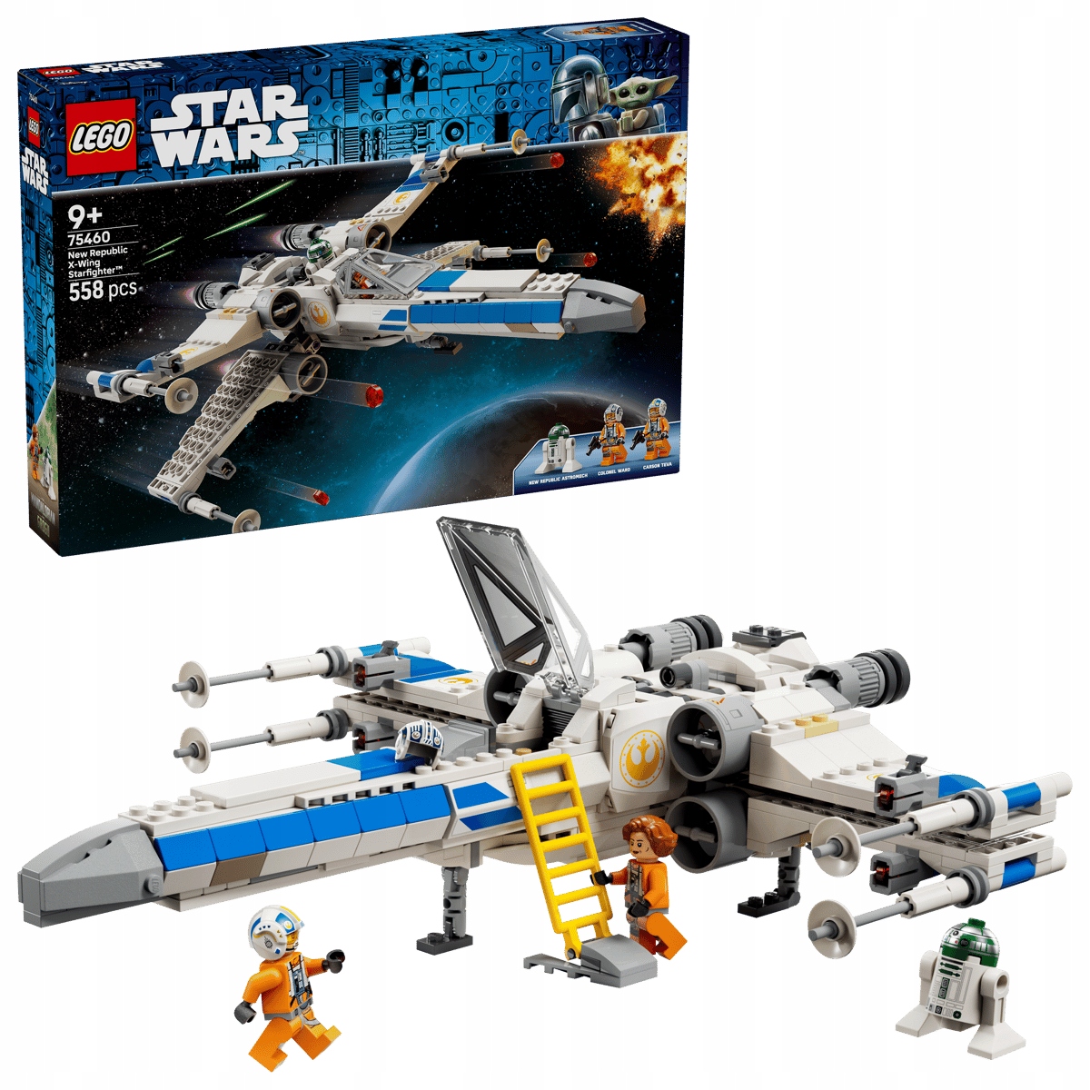 stavebnice Lego Star Wars 75460 Stíhačka X-Wing Nové republiky