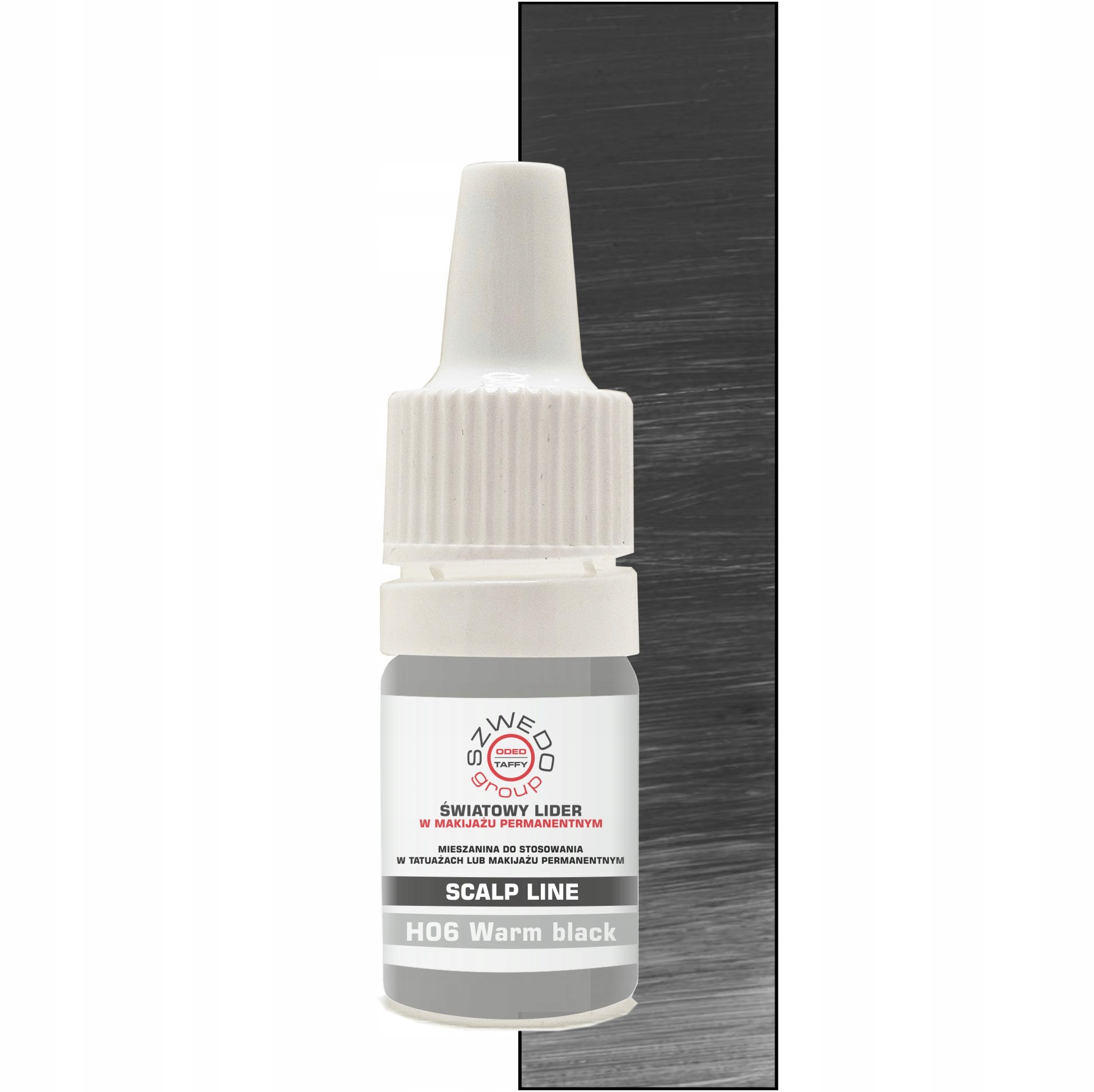 H06 Warm Black – pigment s neutrálním tónem pro pigmentaci pokožky hlavy Smp