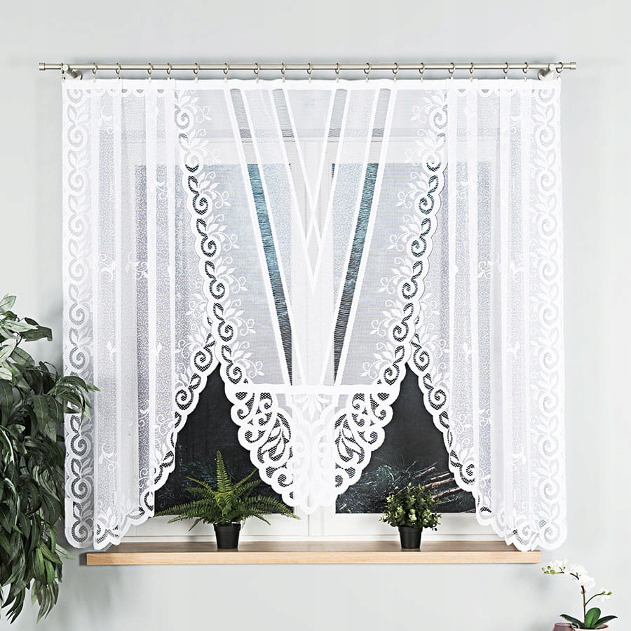 

Firana żakardowa 250x160 Rozalia biała