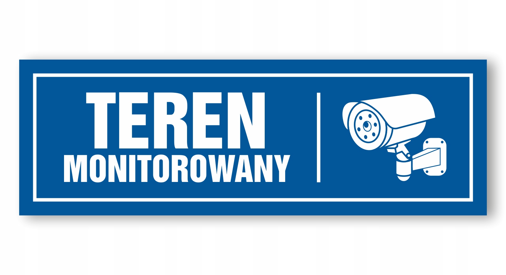 

Tabliczka Teren Monitorowany Kamera 30x10cm Uv