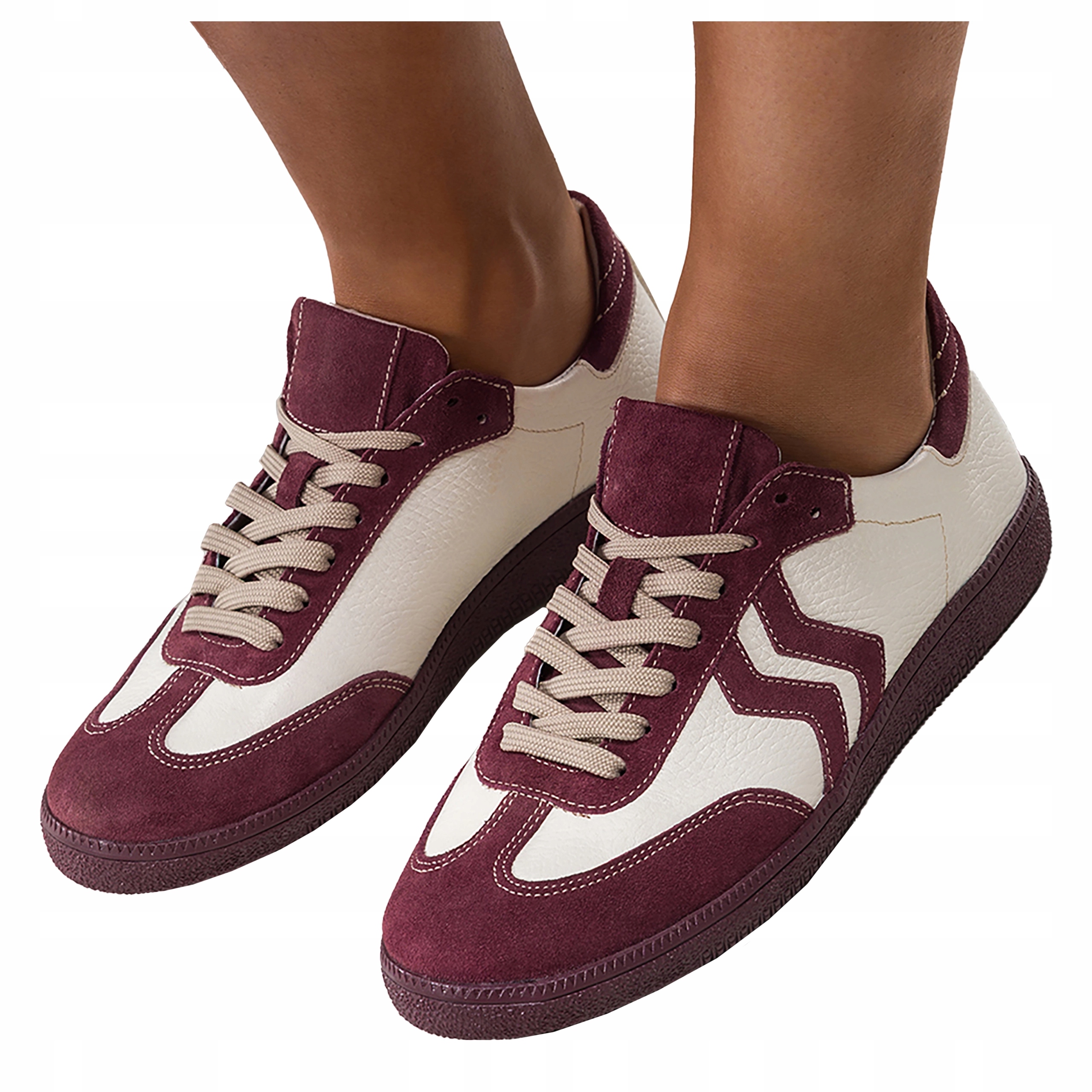 Sneakersy Dámské Kožené Sportovní Pohodlné Módní Produkt Polský vel. 39