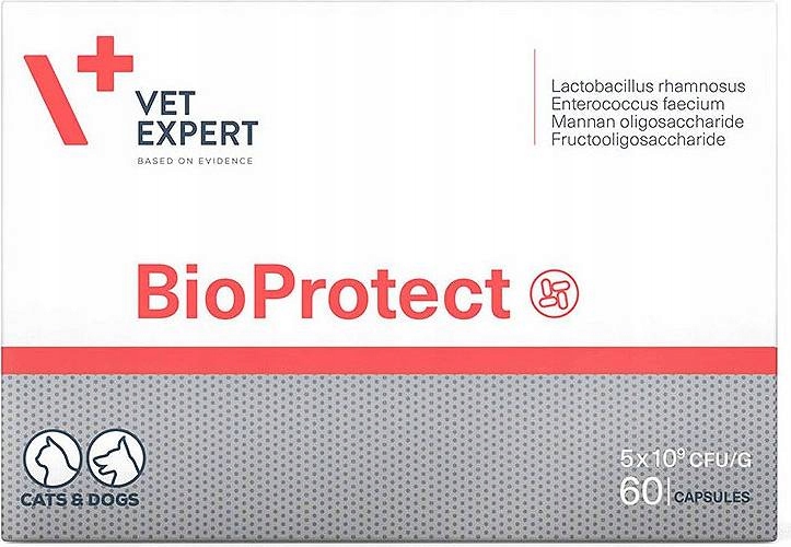 Vetexpert Bioprotect Probiotyk Dla Psów I Kotów op. 60 szt.