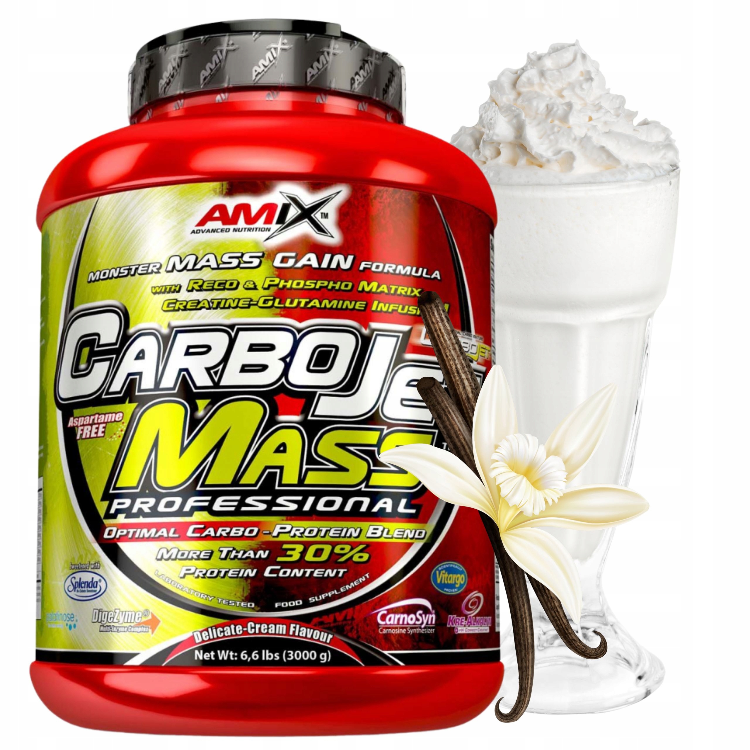 Gainer 30g Bílkoviny s kreatinem Rychlá svalová hmota Komplexní sacharidy