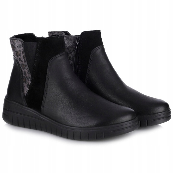 Comfortabel dámské kotníkové boty kožené zdravotní boty 990727-01 velikost 38