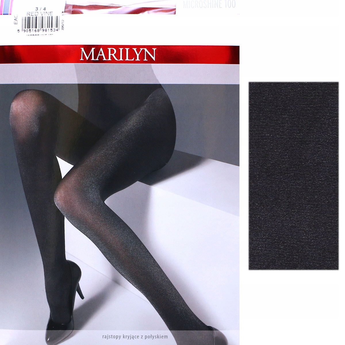 

Marilyn Microshine 100 R5 rajstopy z połyskiem ant