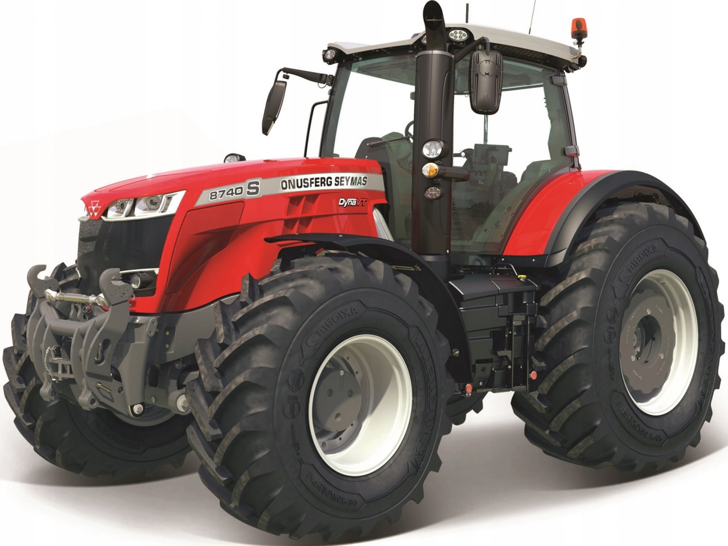 

Traktor Massey Ferguson z napędem Bburago metal