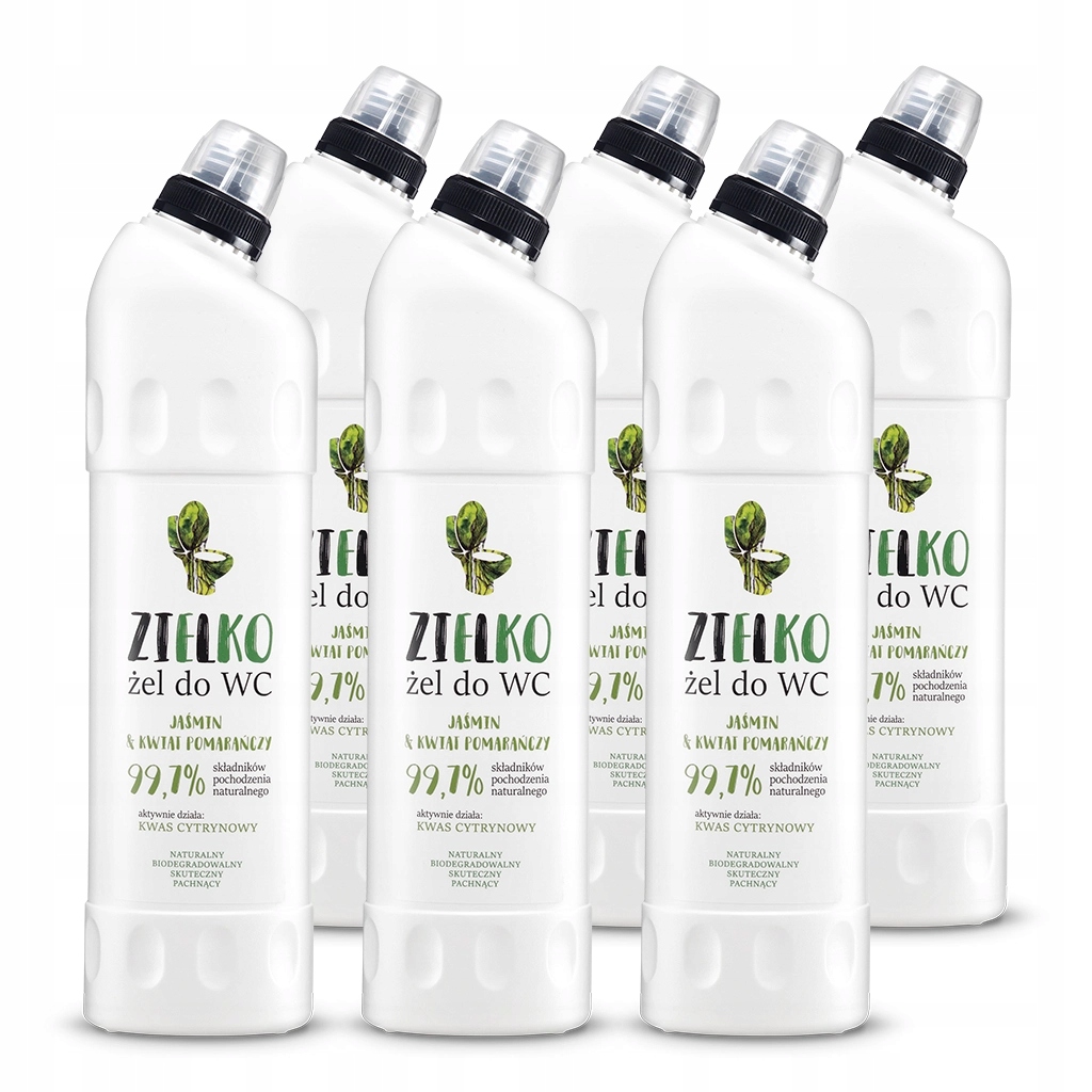 Levně Zielko Přírodní sada Gel na Wc 6x500ml Silné Znečištění (5+1 bonus)