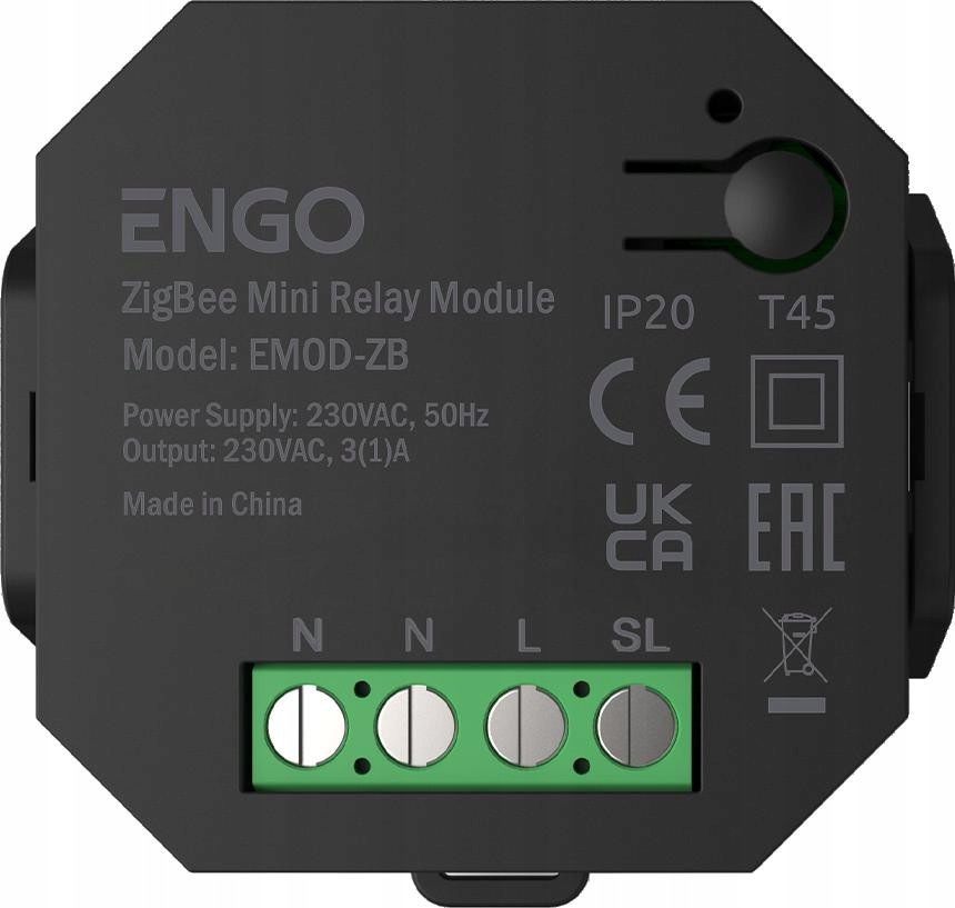 Engo Controls Emod-zb Reléový Modul Zigbee 3.0