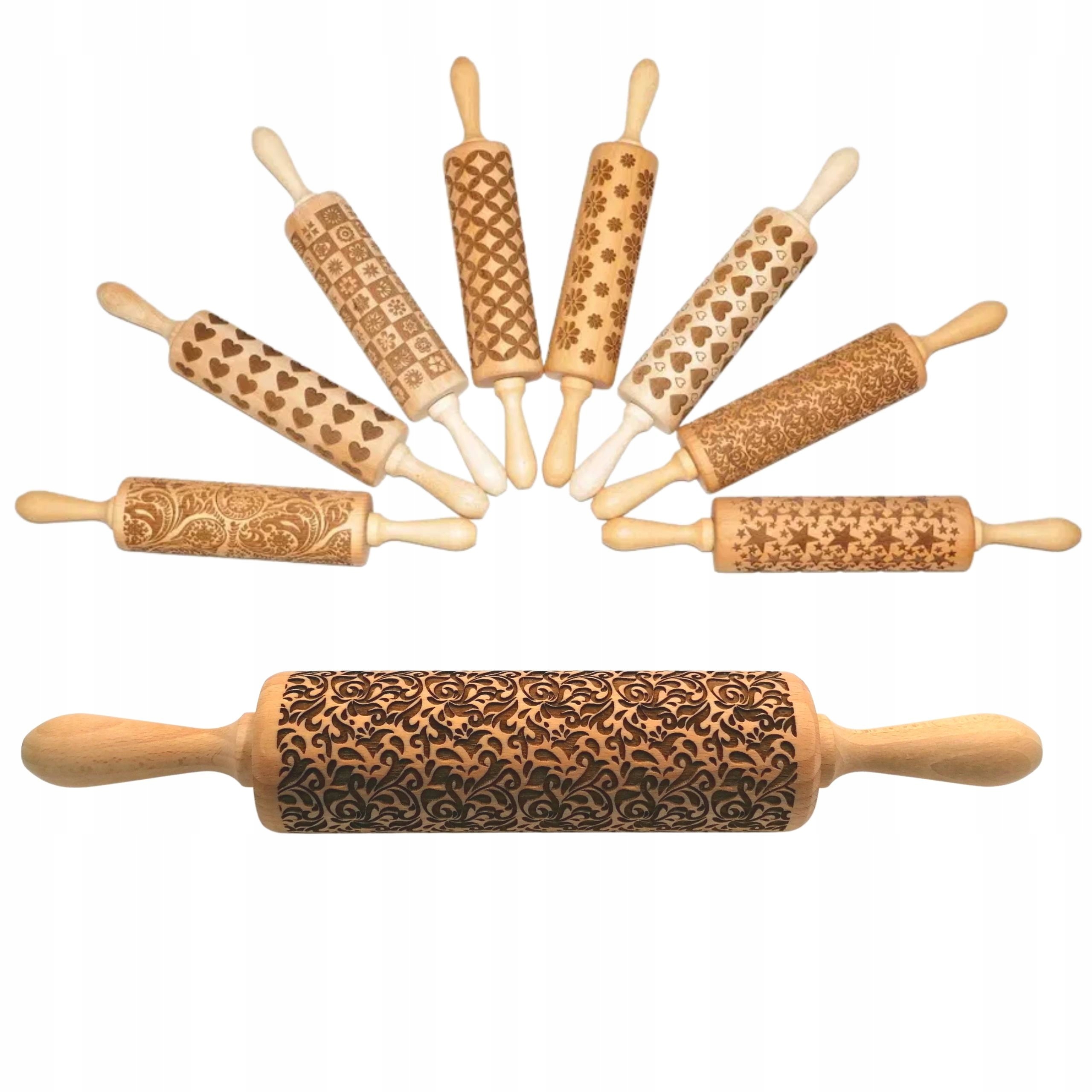 

Wałek Do Ciasta Grawerowany Dekoracyjny Wzór