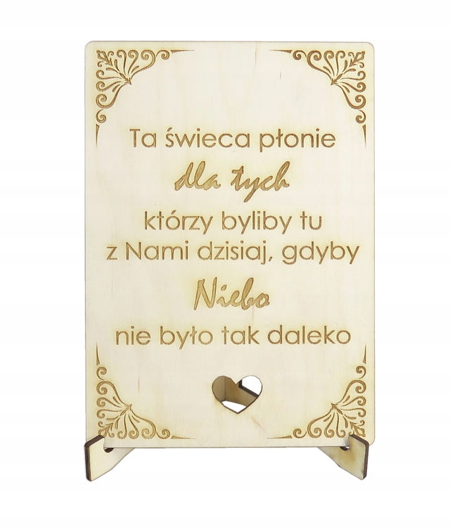 

Tabliczka Ta Świeca Płonie Dla Pamiętamy MB73