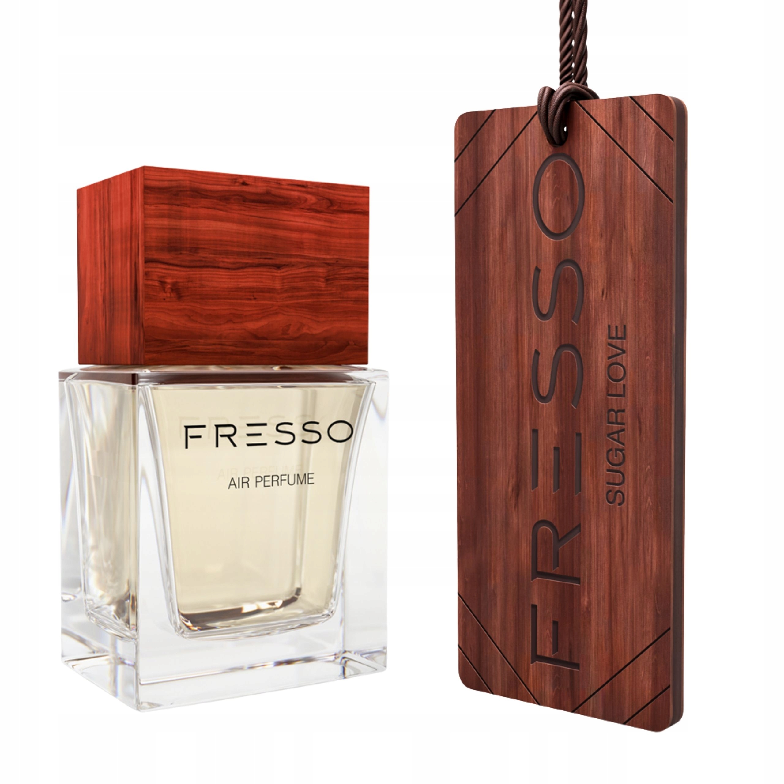 FRESSO SUGAR LOVE PERFUMY SAMOCHODOWE + ZAWIESZKA ZAPACHOWA DO AUTA EAN (GTIN) 5903282159068