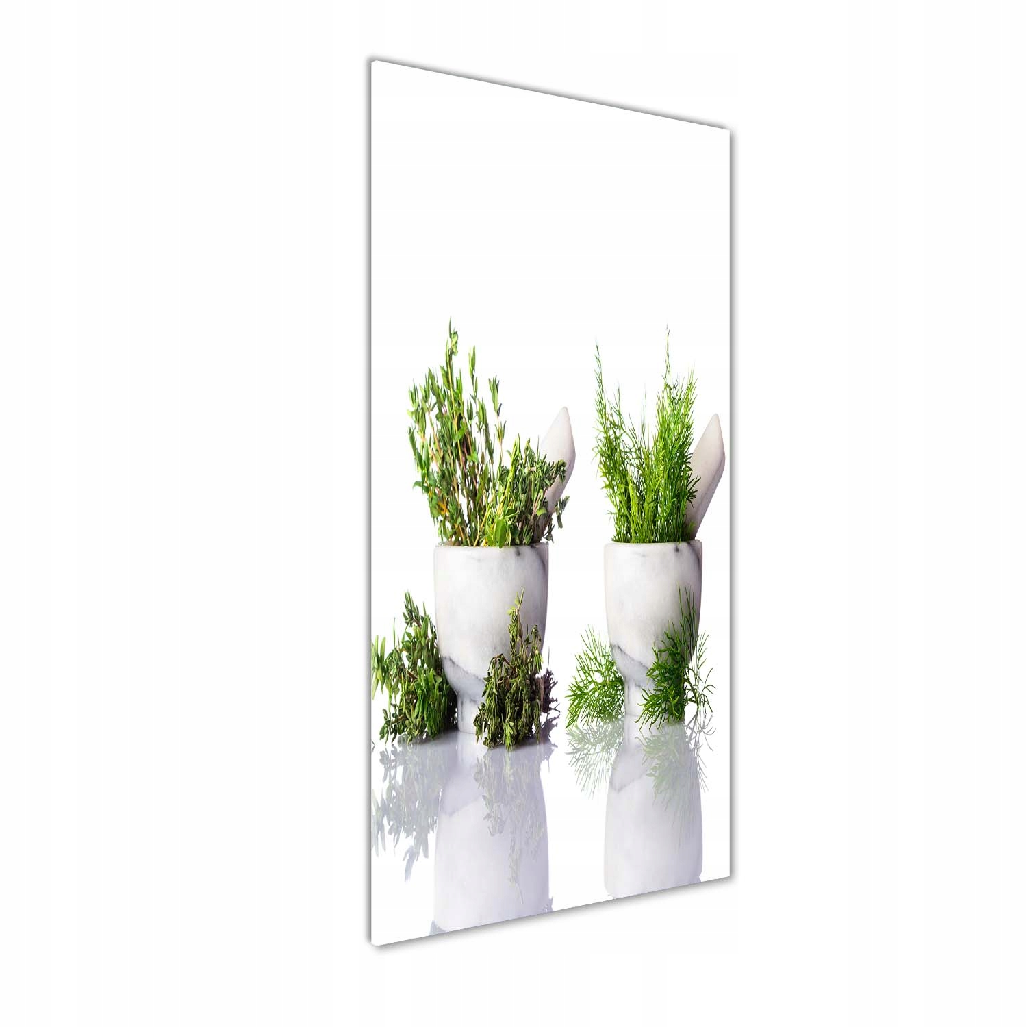 

Foto obraz akrylowy Moździerze i zioła 50x125 cm