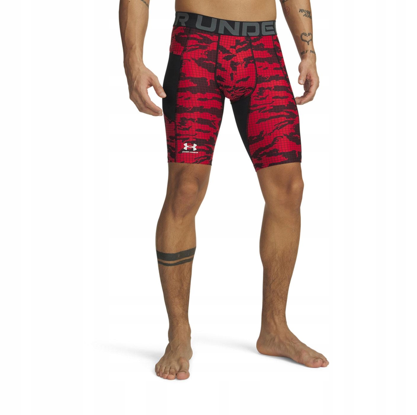 Męskie Spodenki kompresyjne Ua Hg Printed Lng Shor