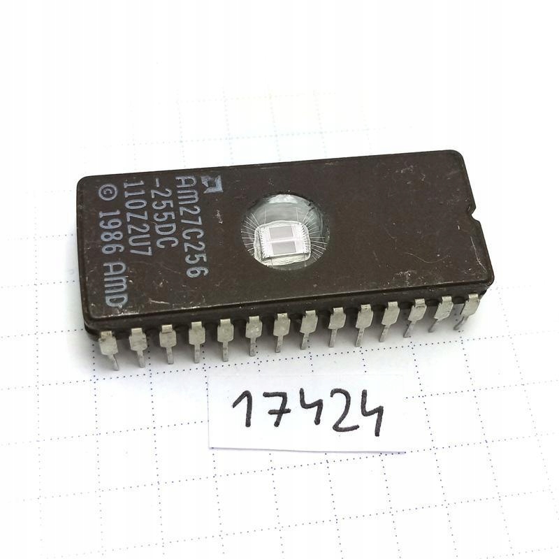 Pamięć EPROM 27C256 256K 250ns CDIP28UV AMD Am27C256
