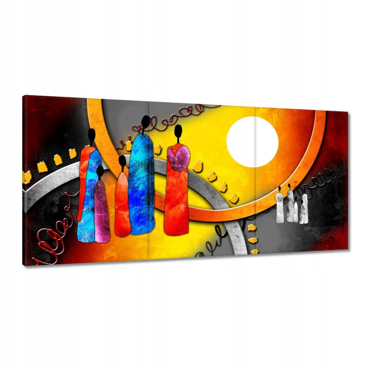 Obrazy 120x60 Africká rodina
