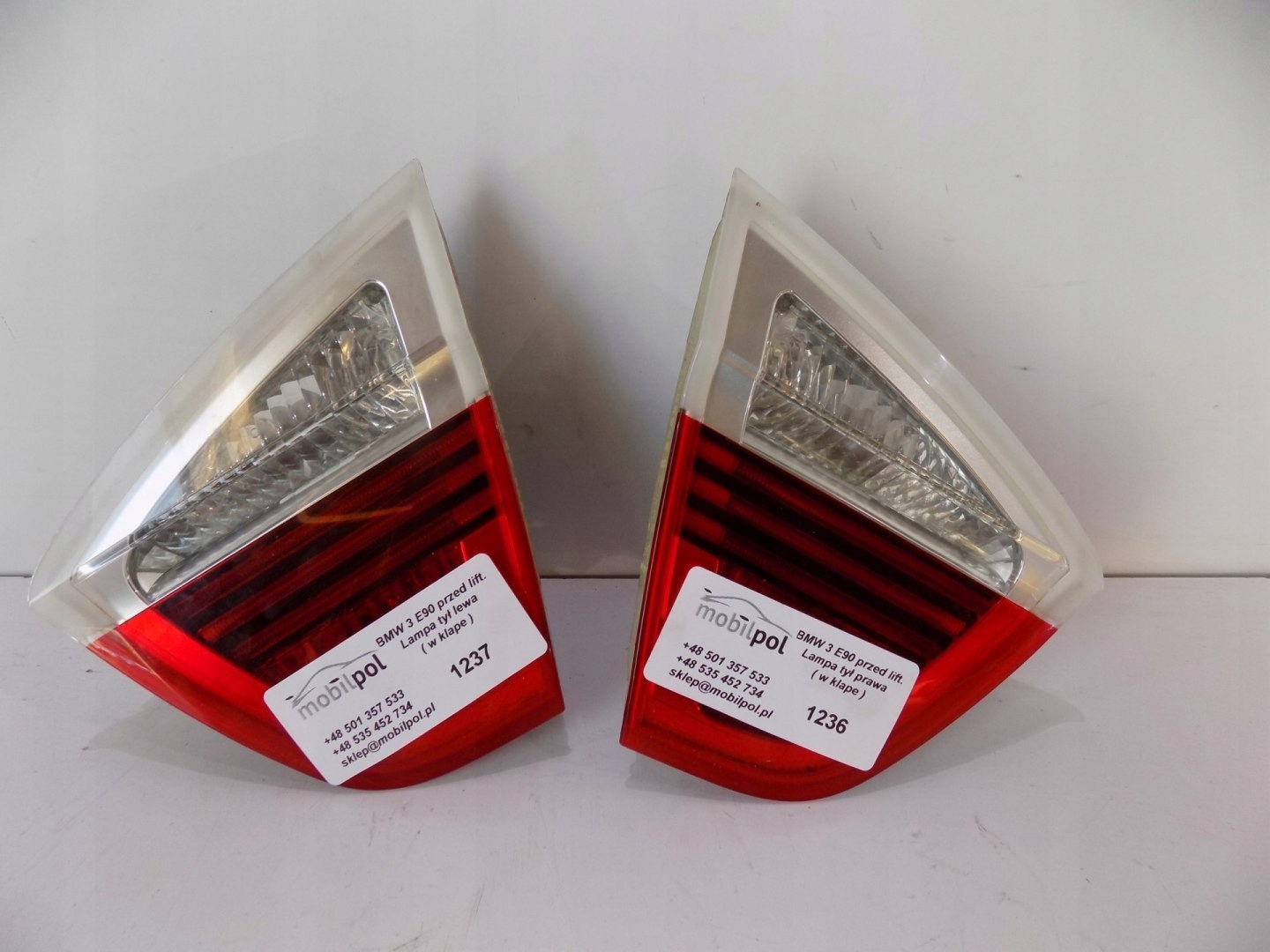 Фара задняя права на крышка багажника BMW E90