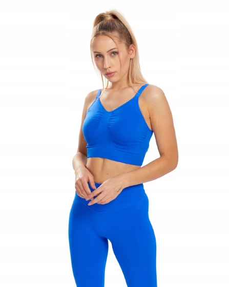Spaio Biustonosz damski Fitness Flex niebieski Xs