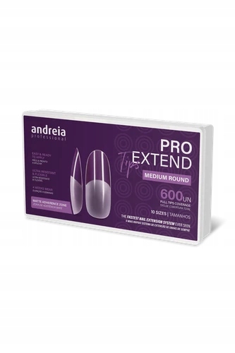 Andreia Pro Profilované tipsy ovál Medium Round 600