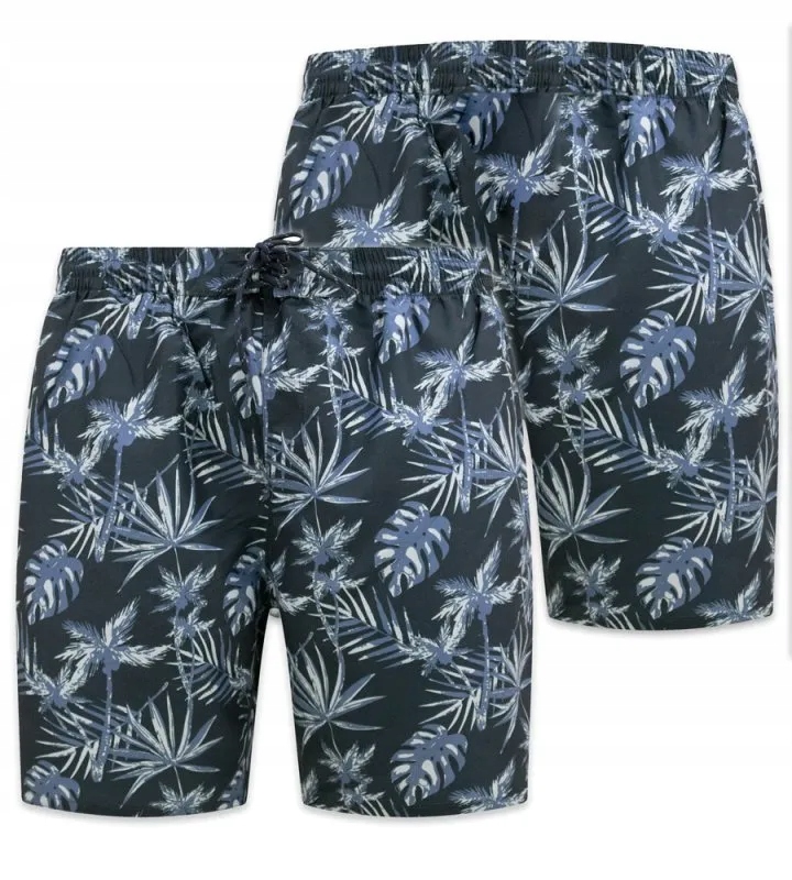 Velké havajské koupací šortky CLEETHORPES-D555