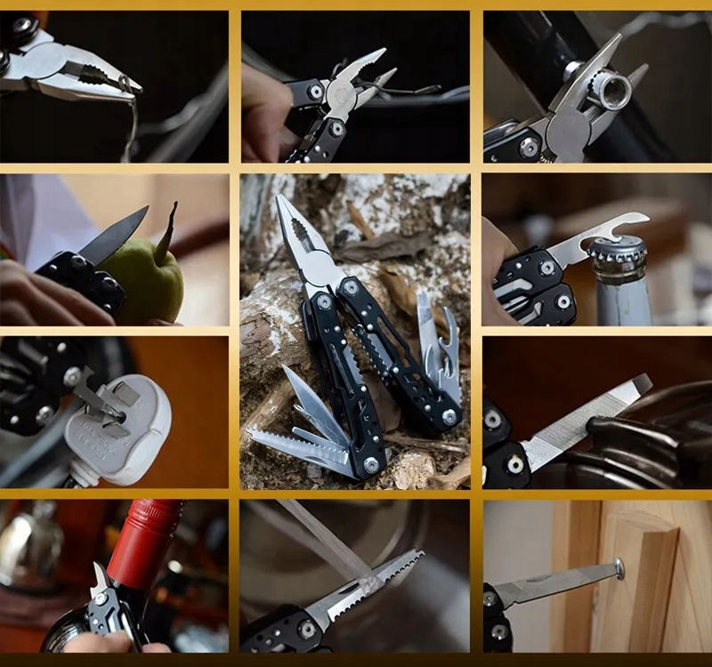 SOLIDNY SCYZORYK WIELOFUNKCYJNY 15w1 MULTITOOL NOŻYK SURVIVAL PREZENT Liczba dodatkowych narzędzi 19