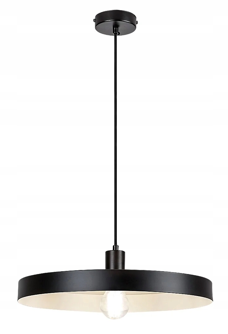 Industriálna závesná lampa E27 1x40W farba čierna matná Alatar Rabalux