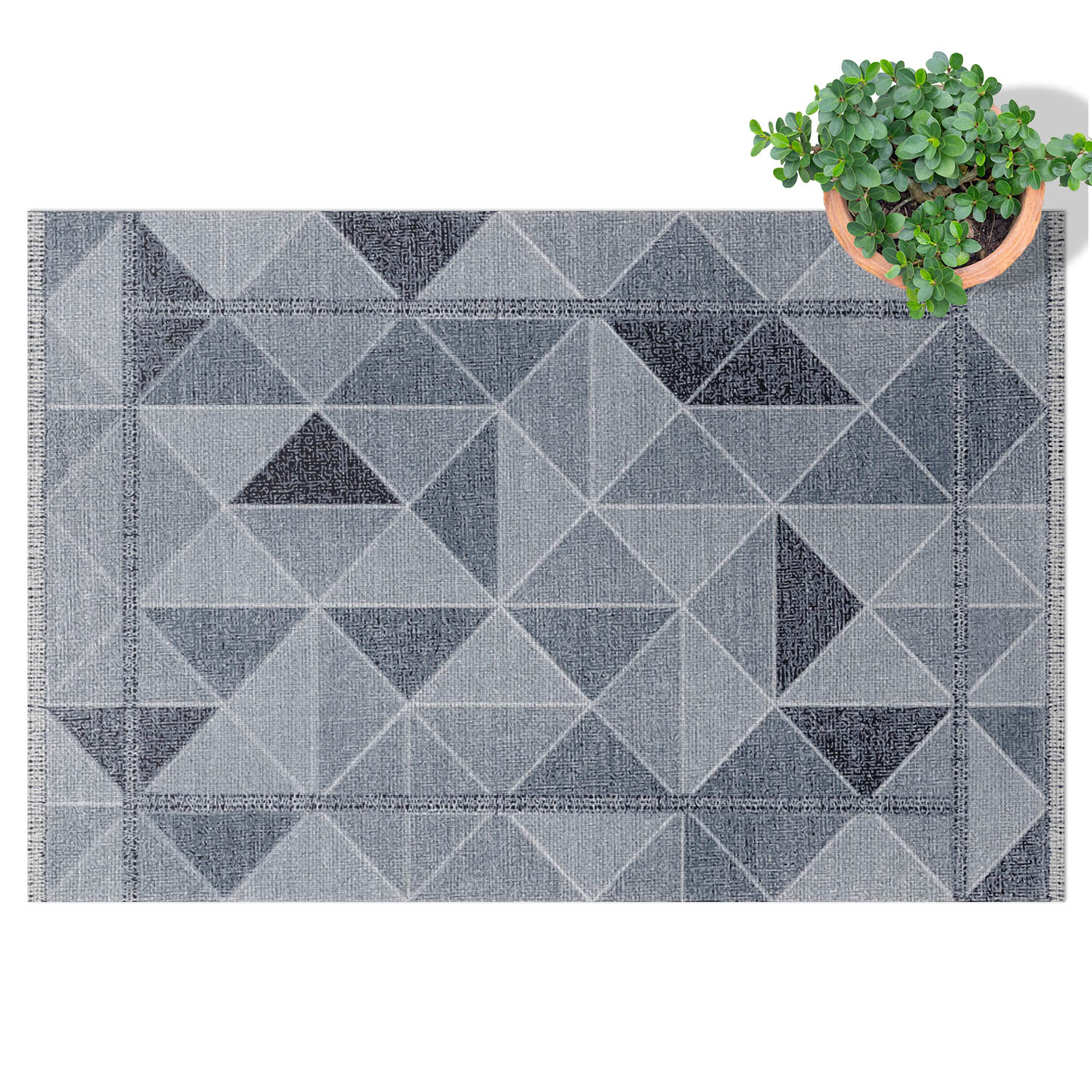 Vinylový Pvc koberec odolný voči vode Terasa Balkón Záhrada 3D figúrky 100x150