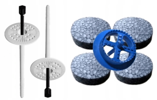 

Kołki Do Styropianu 300 MM Zaślepki 100 Szt Frez