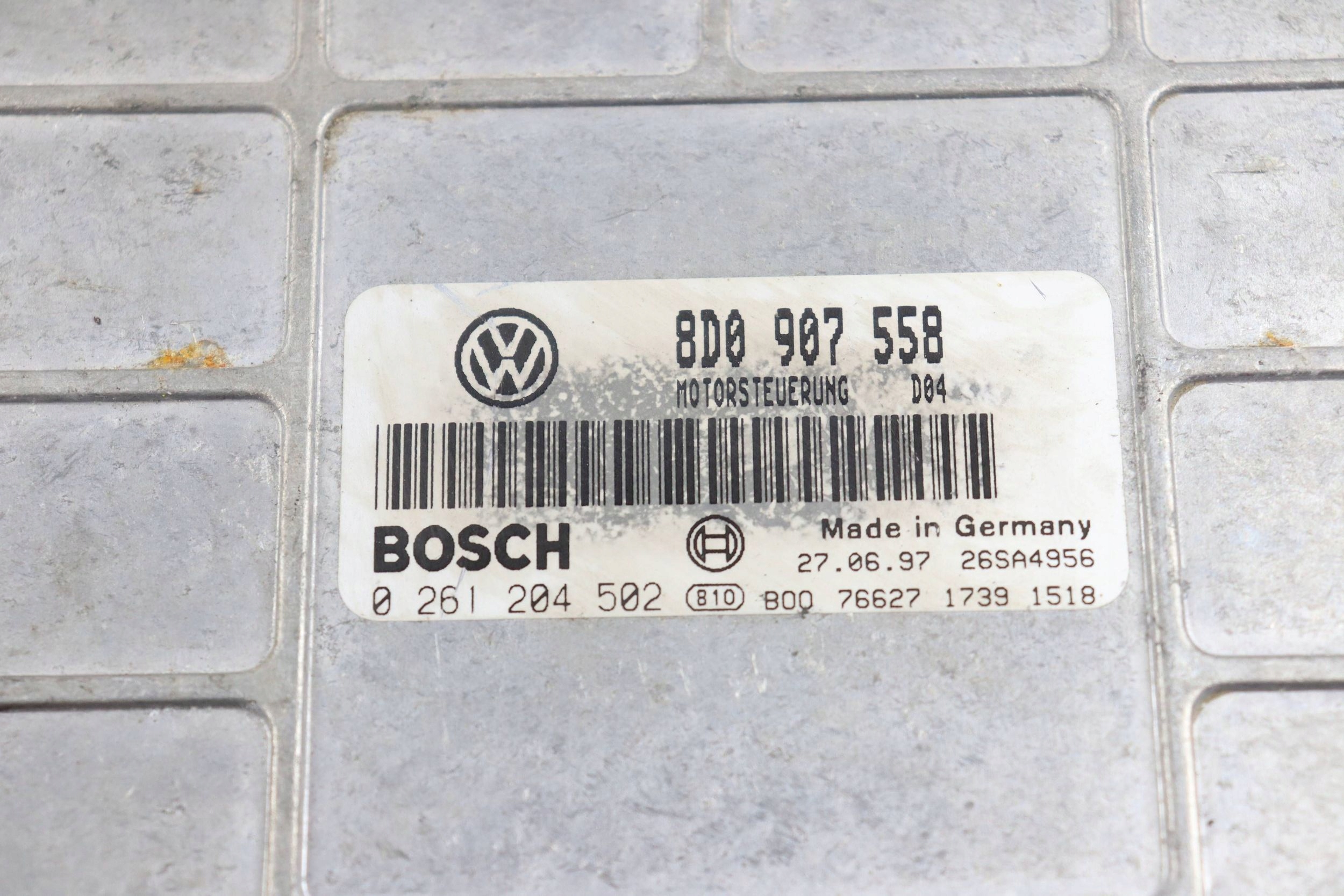 VW PASSAT B5 computer control unit of the engine 1.8 petrol 8D0907558 0261204502