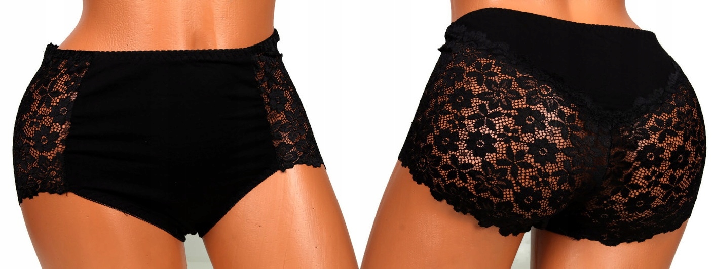 6x MAJTKI DAMSKIE FIGI BAWEŁNIANE 5XL Fason Stringi