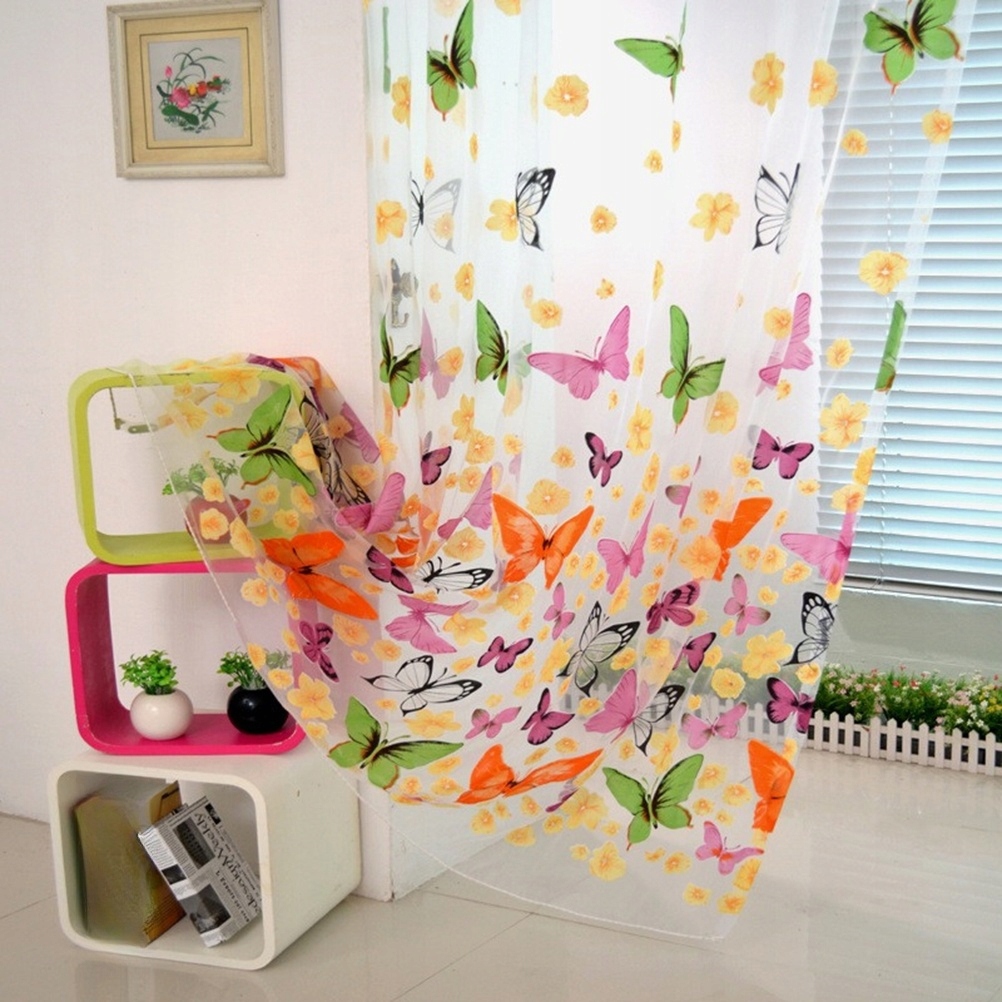 ZASŁONY DO SYPIALNI Z PRZEZROCZYSTYM NADRUKIEM Długość 35 cm